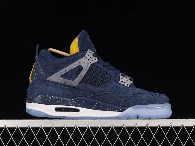 All categories Air Jordan Jordan series basketball shoes Air Jordan 4 Air Jordan 4 Retro AJ4 Joe 4 blue customized basketball shoes AJ4-1036660